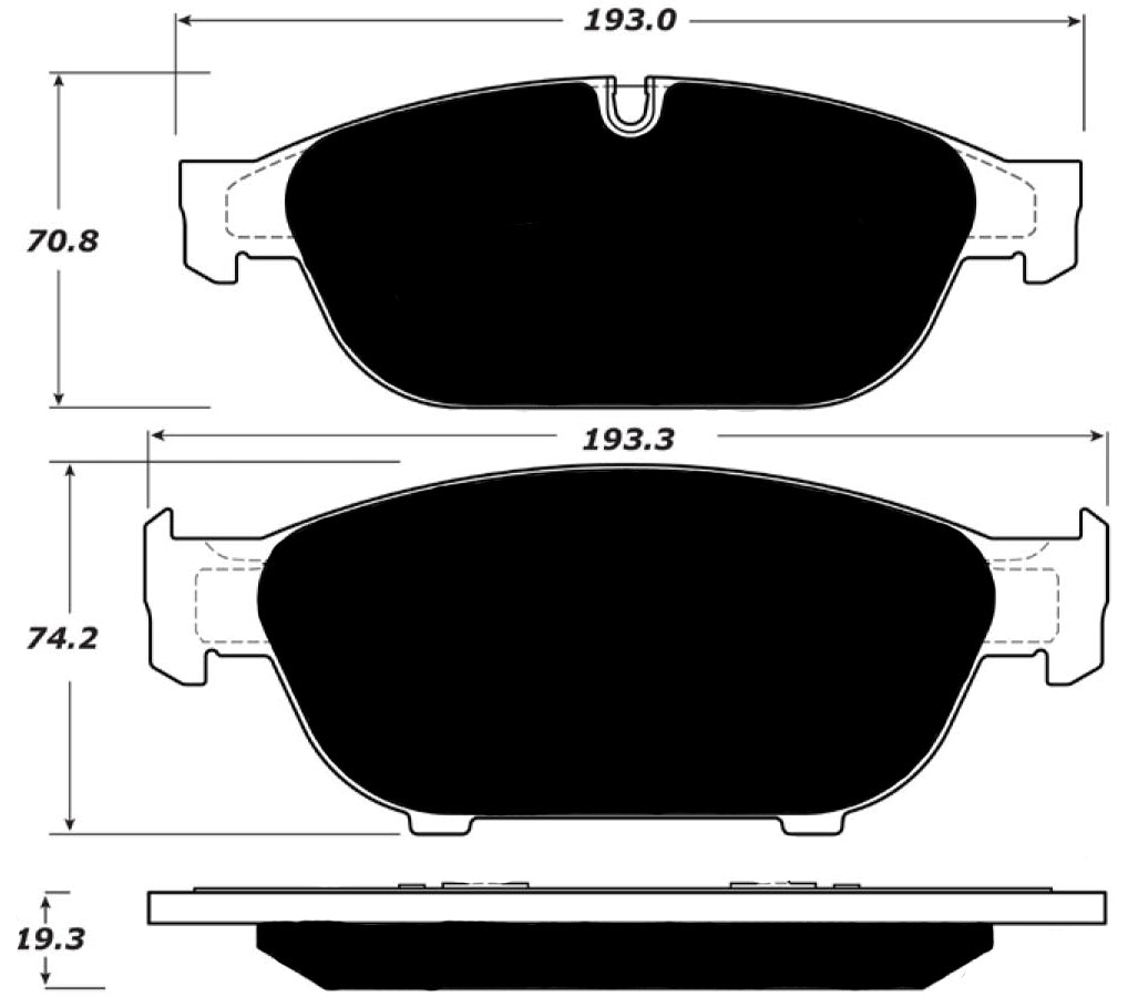 Porterfield Brake Pads for 2018 AUDI A6 Quattro 3.0T