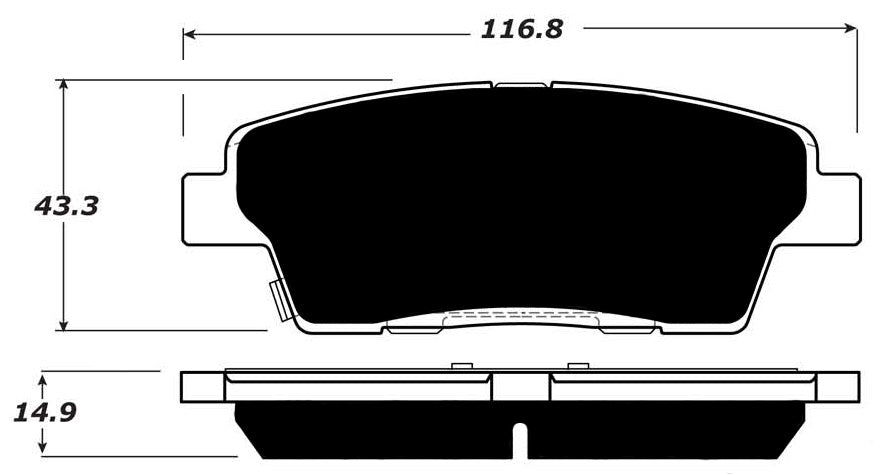 Porterfield Brake Pads for 2016 HYUNDAI GENESIS SEDAN V8