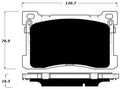Porterfield Brake Pads for 2015 HYUNDAI EQUUS 5.0L