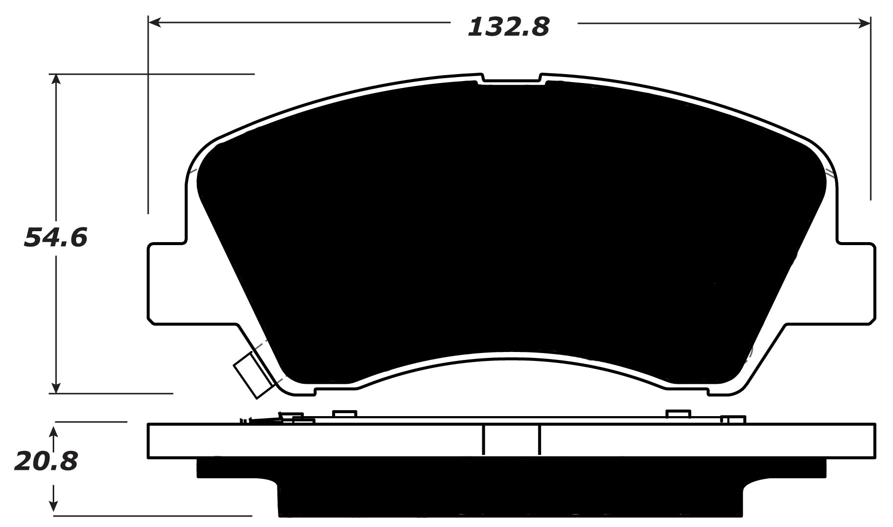Porterfield Brake Pads for 2017 HYUNDAI ACCENT
