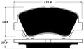 Porterfield Brake Pads for 2013 HYUNDAI ACCENT
