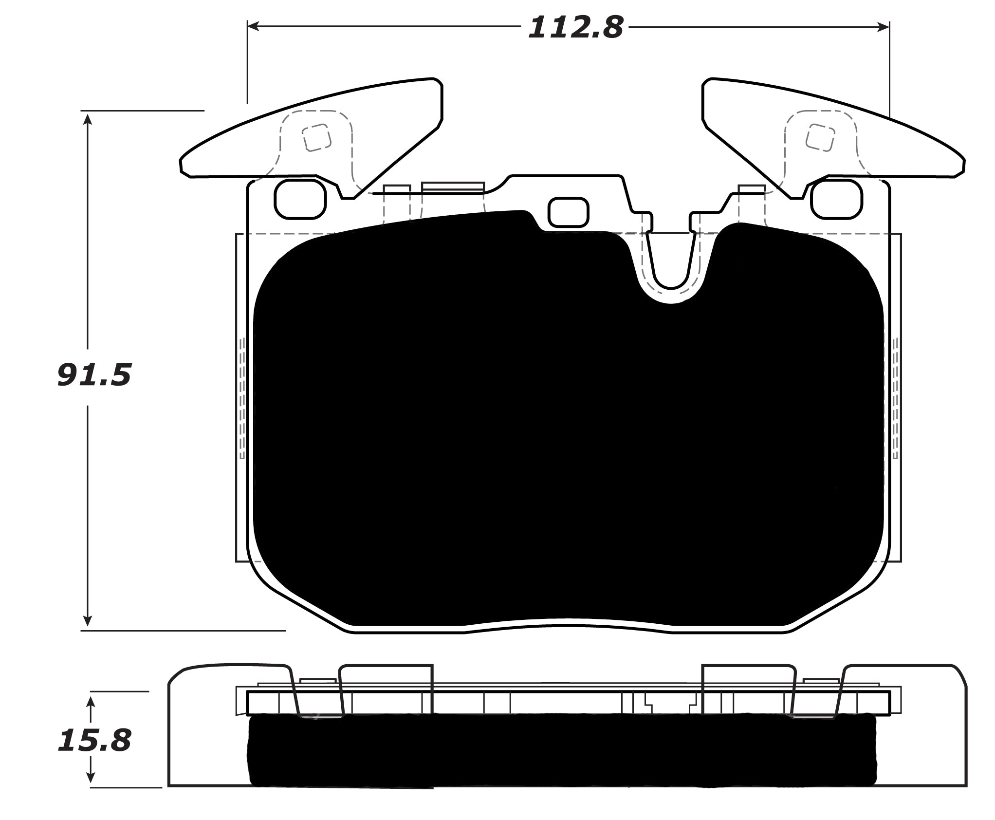 Porterfield Brake Pads for 2013 BMW 328i Sedan RWD /328i xDrive Sedan AWD w/ M Perf. Brks