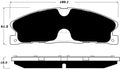 Porterfield Brake Pads for 2013 LINCOLN MKT Gray Calipers