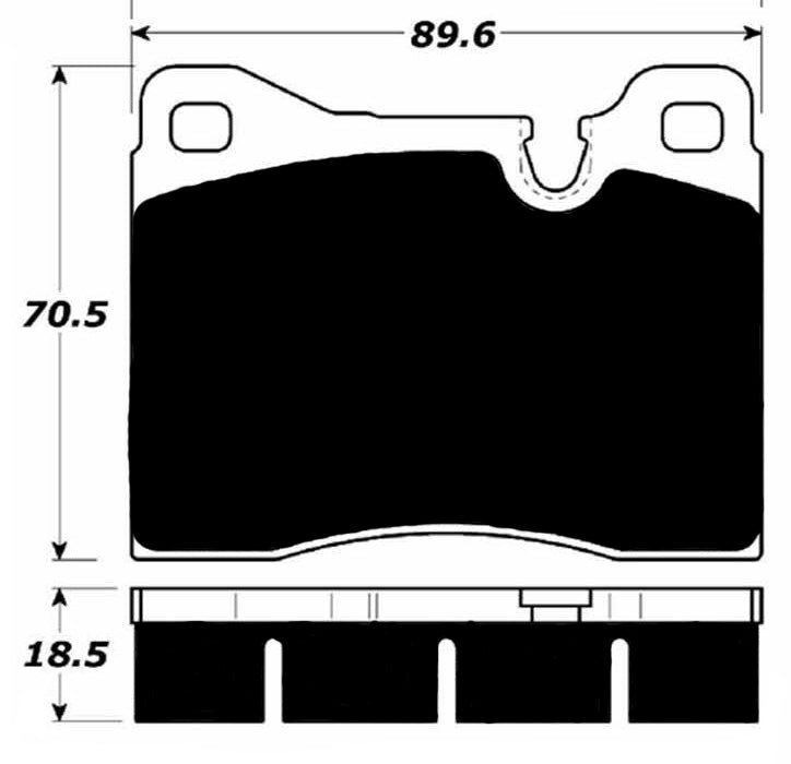 Porterfield Brake Pads for 1977 BMW 733I