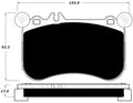 Porterfield Brake Pads for 2015 MERCEDES-BENZ CLS550