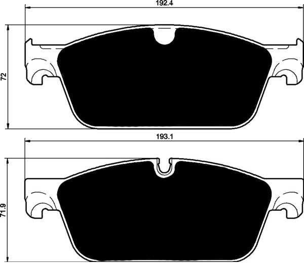 Porterfield Brake Pads for 2015 MERCEDES-BENZ GL450 w/ AMG Perf pkg