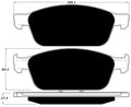 Porterfield Brake Pads for 2017 FORD FOCUS ST