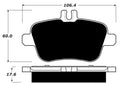 Porterfield Brake Pads for 2014 MERCEDES-BENZ SLK300 Sport Pkg