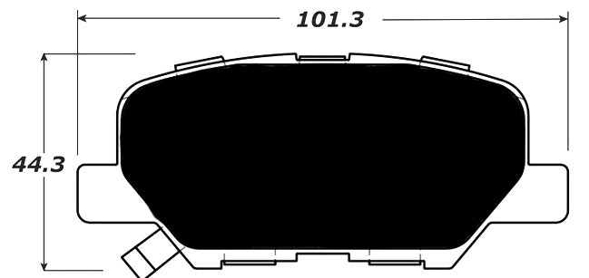 Porterfield Brake Pads for 2016 MITSUBISHI Outlander Sport