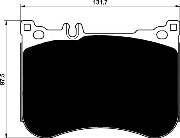 Porterfield Brake Pads for 2014 MERCEDES-BENZ SL550 w/ AMG Sport Pkg