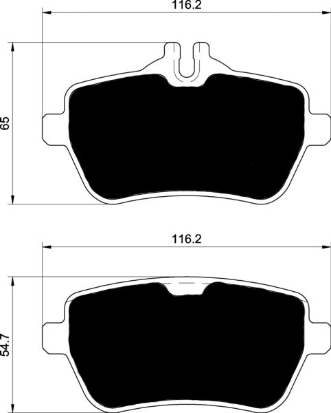 Porterfield Brake Pads for 2019 MERCEDES-BENZ SL450 w/342mm Front Disc