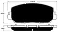 Porterfield Brake Pads for 2017 ACURA ILX