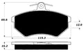 Porterfield Brake Pads for 1987 AUDI 4000S Quattro
