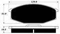 Porterfield Brake Pads for 1980 NISSAN 280ZX Turbo