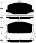 Porterfield Brake Pads for 1987 LOTUS ESPRIT