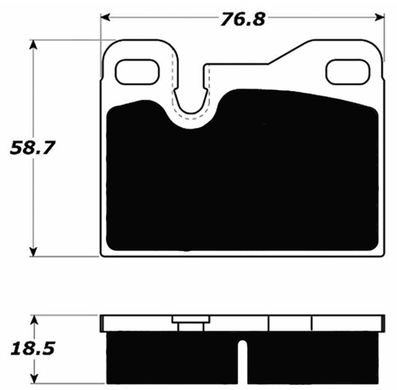 Porterfield Brake Pads for 1984 PORSCHE 924