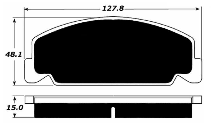 Porterfield Brake Pads for 1992 HONDA CIVIC Sedan LX A/T