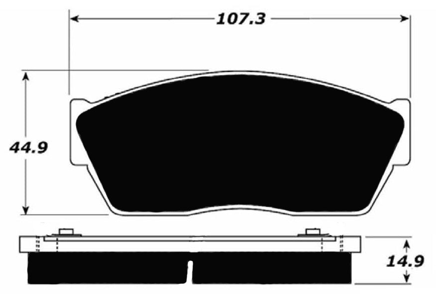 Porterfield Brake Pads for 1985 HONDA CIVIC 1300