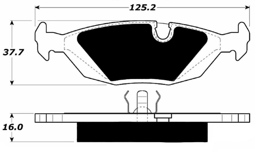Porterfield Brake Pads for 1988 BMW 325 Series E30