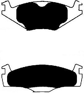 Porterfield Brake Pads for 1989 VOLKSWAGEN GOLF Gti 8 Valve