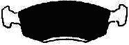 Porterfield Brake Pads for 1989 MERKUR XR4 Ti