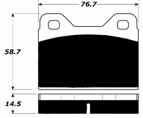Porterfield Brake Pads for 1976 BMW 2002