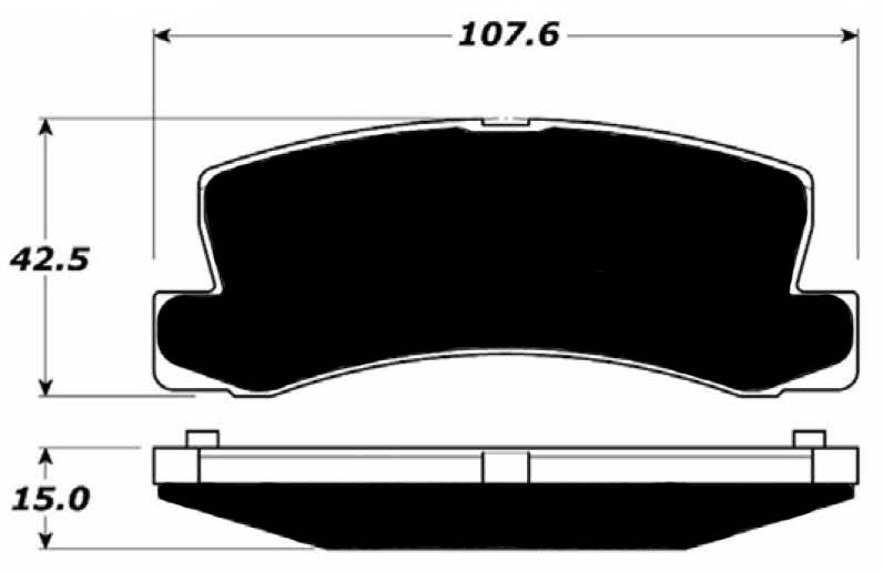 Porterfield Brake Pads for 1998 TOYOTA CELICA GT