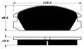 Porterfield Brake Pads for 1985 HONDA PRELUDE Si