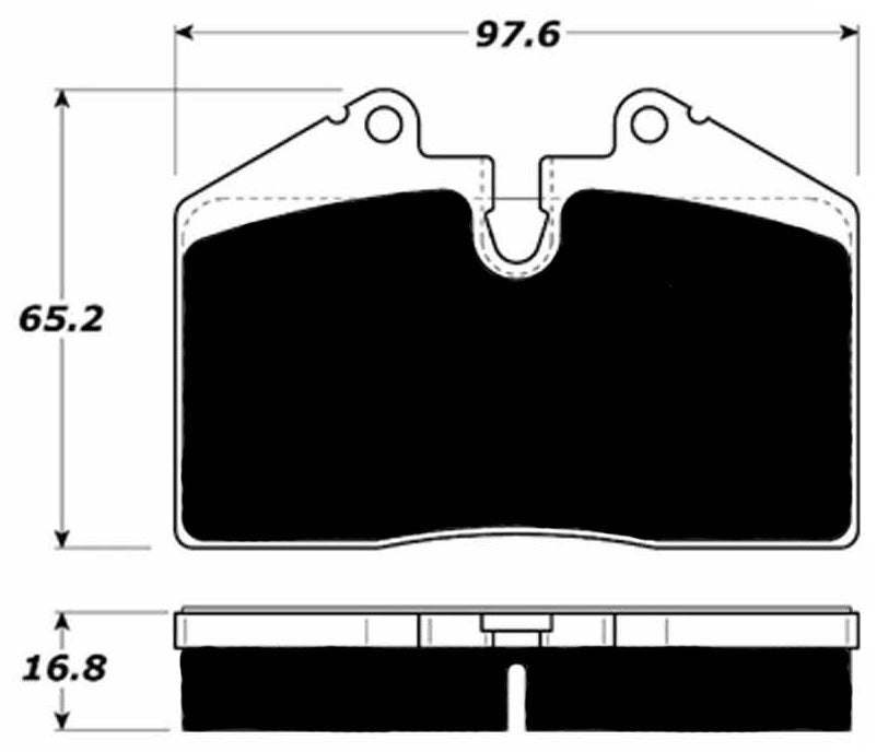 Porterfield Brake Pads for 1983 PORSCHE 911 Turbo