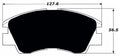 Porterfield Brake Pads for 1989 MITSUBISHI Mighty Max