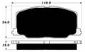 Porterfield Brake Pads for 1990 TOYOTA CAMRY