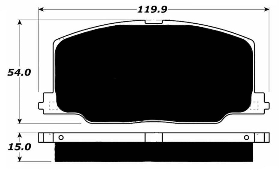 Porterfield Brake Pads for 1991 TOYOTA CELICA GT