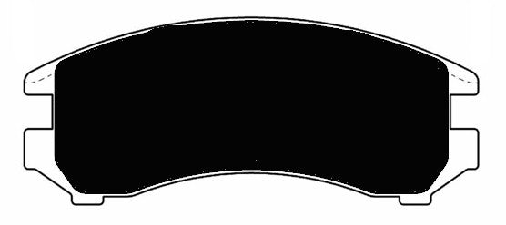 Porterfield Brake Pads for 1994 SUZUKI SWIFT 3 Door GTi