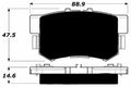 Porterfield Brake Pads for 1999 ISUZU OASIS