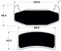 Porterfield Brake Pads for 1988 PONTIAC GRAND PRIX