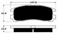 Porterfield Brake Pads for 1996 EAGLE TALON