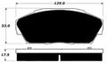 Porterfield Brake Pads for 1990 ACURA INTEGRA