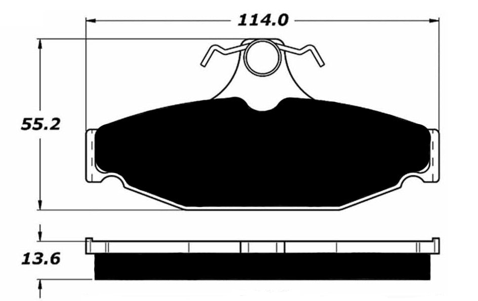 Porterfield Brake Pads for 1995 CHEVROLET CORVETTE