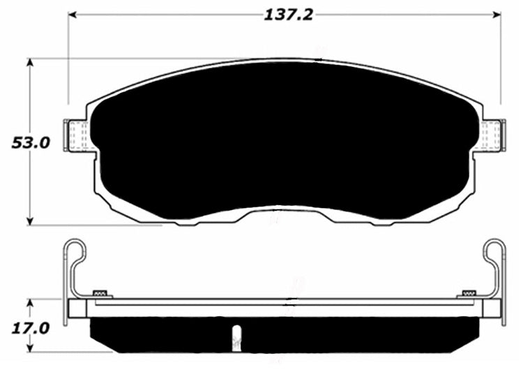 Porterfield Brake Pads for 1994 NISSAN ALTIMA