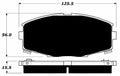 Porterfield Brake Pads for 1990 TOYOTA SUPRA