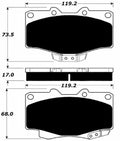 Porterfield Brake Pads for 1997 TOYOTA 4RUNNER