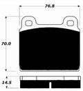 Porterfield Brake Pads for 1966 BMW 2000 CA