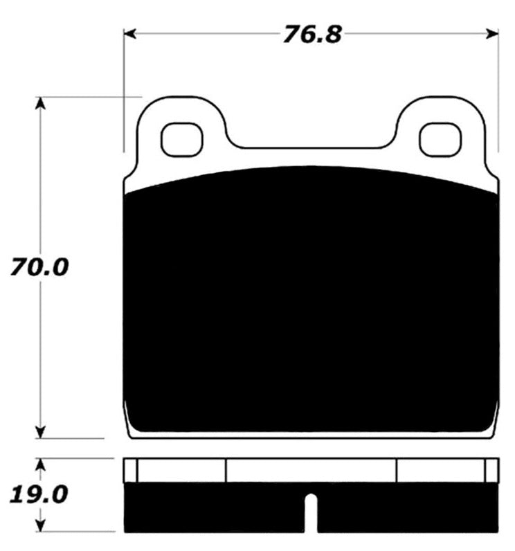 Porterfield Brake Pads for 1982 VOLKSWAGEN VANAGON