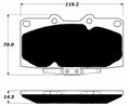 Porterfield Brake Pads for 1989 NISSAN SKYLINE GTR R32