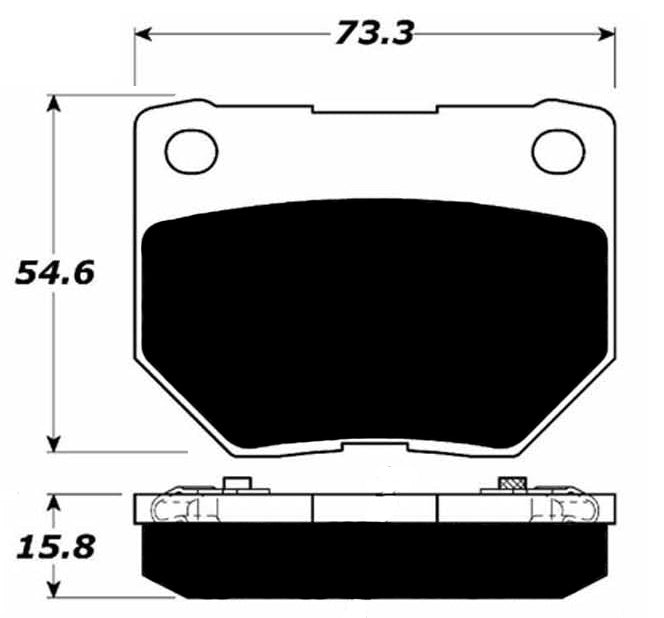 Porterfield Brake Pads for 1993 NISSAN 300ZX