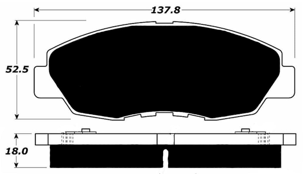 Porterfield Brake Pads for 1997 HONDA ACCORD Coupe SE