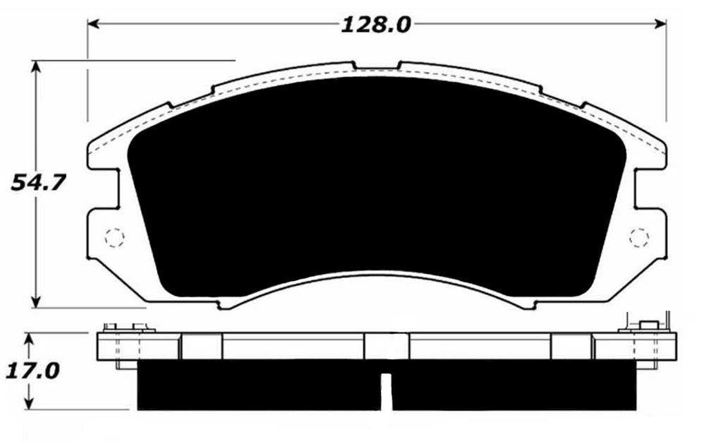 Porterfield Brake Pads for 1992 SUBARU IMPREZA COUPE L- 4WD