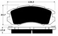 Porterfield Brake Pads for 1996 SUBARU IMPREZA SEDAN LS