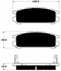 Porterfield Brake Pads for 1992 SUBARU SVX