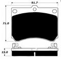 Porterfield Brake Pads for 2003 FORD ESCORT w/Rear Discs